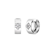 Love In Verona Earrings - White Gold - 6.00mm - Dracakis Jewellers